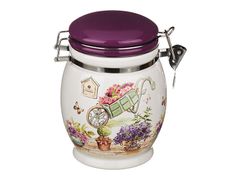 Емкость для сыпучих продуктов "Прованс" 750мл h=15см 358-772