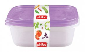 Комплект контейнеров для холодильника и СВЧ "Арт-декор" 1,25л 2 шт. БЫТПЛАСТ - С11543