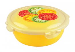 Контейнер для продуктов с декором "Click&Lock" 0,58л БЫТПЛАСТ - С11946