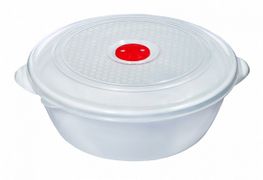 Контейнер для СВЧ 1л с крышкой и клапаном ЭЛЬФПЛАСТ - ЭЛФ135