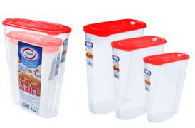 Набор контейнеров для сыпучих продуктов "Лайт" 2л 3л 5л ЭЛЬФПЛАСТ - ЭЛФ228