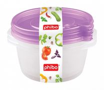 Комплект контейнеров для холодильника и СВЧ "Фреш" 3шт по 0,75л БЫТПЛАСТ - С11522