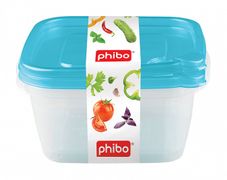 Комплект контейнеров для холодильника и СВЧ "Фреш" с клапаном 2шт по 1л БЫТПЛАСТ - С11524