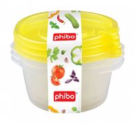 Комплект контейнеров для холодильника с клапаном "Фреш" 0,44л 3шт БЫТПЛАСТ - С11523