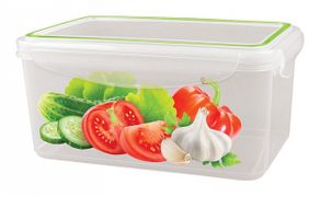 Контейнер для холодильника и микроволновой печи "Super lock" 1,6л ПОЛИМЕРБЫТ С11236