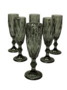 Фужер для шампанского "Алькор"  200 мл. (стекло)  серый 571 (6/24)