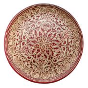 Блюдо плоское 33 см. Джайпур красное 313433P/2