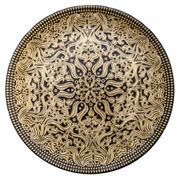 Блюдо плоское 33 см. Джайпур черное 313433P/3