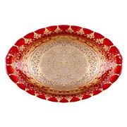 ОВАЛЬНОЕ БЛЮДО "ПЛАМЯ ХЮРРЕМ" 20см без упаковки (кор.4шт)17166/2