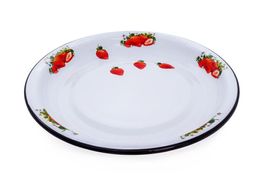 Блюдо эмалированное 3л "Клубника садовая" СТАЛЬЭМАЛЬ - С0810х59