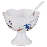 КРЕМАНКА "ГУСИ" ДИАМЕТР=9,5 СМ ВЫСОТА=8,5 СМ (КОР=48ШТ.) 792-047