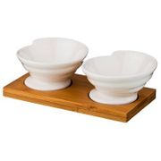 НАБОР ИЗ 2-Х РОЗЕТОК НА ПОДСТАВКЕ 13*7 СМ ВЫСОТА=4 СМ (КОР=36НАБ.) 587-115