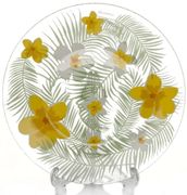 Тарелка плоская с цветочками  260 мм "БАЛИ" без кор 10328/1103123