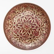 Тарелка плоская 21,5 см. Джайпур красная 313421P