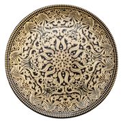 Тарелка плоская 28 см. Джайпур черная 313428P/3