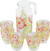 НАБОР 5 ПР КУВШИН + 4 СТАКАНА ДК.(ФАЗЕНДА) 95972/1053091