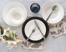 Набор столовый костяной фарфор 24 предмета "Ирония"  KUTAHYA - BNIRN24Y2520