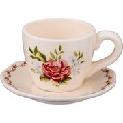 ЧАШКА С БЛЮДЦЕМ СЕРИЯ "VILLA TARANTO "ШИПОВНИК" 150 МЛ. 13*13*7 СМ.  493629