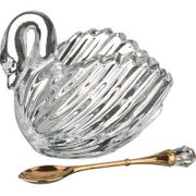 ИКОРНИЦА 11,5*6,5*9,5 СМ. + ЛОЖКА МЕТАЛЛИЧЕСКАЯ (КОР=24ШТ.)355230