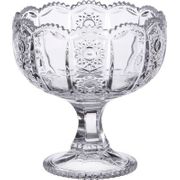 КОНФЕТНИЦА НА НОЖКЕ "КРИСТАЛ" ДИАМЕТР = 12.5 СМ, ВЫСОТА = 13 СМ  195121
