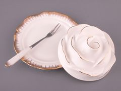 ЛИМОННИЦА "ЦВЕТОЧНАЯ СИМФОНИЯ" 15*15*8 СМ.+ ВИЛОЧКА (КОР=36ШТ.)590027