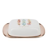 Масленка "Перья" 18*12*4,5см. (подарочная упаковка) 1750178