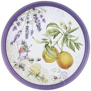 ПОДНОС СЕРВИРОВОЧНЫЙ AGNESS "ПРОВАНС ЛАВАНДА" 33*2,1 СМ 898-019