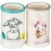 НАБОР ИЗ 2Х ПОДСТАВОК ДЛЯ ЗУБОЧИСТОК 3*3*5СМ (КОР=144НАБ.) 490-339