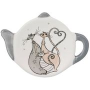 ПОДСТАВКА ДЛЯ ЧАЙНЫХ ПАКЕТИКОВ КОЛЛЕКЦИЯ  "СЧАСТЛИВОЕ СЕМЕЙСТВО" 11,6*8,8*1,7 СМ (МАЛ=12ШТ./КОР=240 