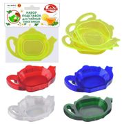 Набор подставок для чайн пакетиков 4 шт, арт. МП76-2 МультиДом МП76-2