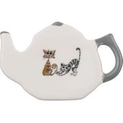 ПОДСТАВКА ПОД ЧАЙНЫЙ ПАКЕТИК "ОЗОРНЫЕ КОТЫ" 11*7*2 СМ БЕЗ УПАКОВКИ (МАЛ=12ШТ./КОР=288 ШТ.) 188-117