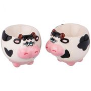 набор подставок под яйцо из 2 шт.коровка 6,9*5,7*6 см