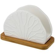 САЛФЕТНИЦА 12*4*8 СМ НА ПОДСТАВКЕ 14*7.5*1 СМ (КОР=36ШТ.) 474-062