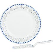 БЛЮДО ДЛЯ ТОРТА С ЛОПАТКОЙ ДИАМЕТР=23 СМ.(КОР=20ШТ.) (389297