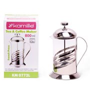 Френчпресс 800мл (нержавеющая сталь, стекло) 0772L