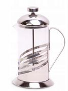 Френчпресс 350мл (нержавеющая сталь, стекло) 0772S