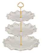 ФРУКТОВНИЦА 3-Х ЯРУСНАЯ "ЛАУРА" 30/26/22 СМ. (КОР=6ШТ.) 126567