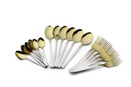 Набор 18 предметов "Торжество" с частичным напылением в картонной упаковке НЫТВА - М18/34 кк чн