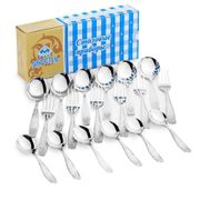 Набор столовых приборов "Уралочка" 18 предметов в картонной упаковке НЫТВА частичное покрытие - М13/34 кк