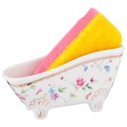 ПОДСТАВКА "ВАННОЧКА" ДЛЯ ГУБКИ 13,5*5,5*7 СМ.В КОМПЛЕКТЕ С ГУБКОЙ "ПАСАДЕНА" (КОР=72ШТ.) (10216170/2