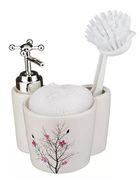 комплект:дозатор для моющего средства+губка 13*11*10 см. 350 мл. (кор=24комп.)