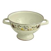Дуршлаг эмалированный на ножке с двумя ручками (Олива,Таково,193175,2,5,20), 2821