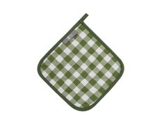 Прихватка «Клетка зеленая» рогожка наб. (20х20 см)
			<<4603883555665>> ПР-клзел-20-20