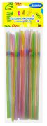 Соломка с коленом неоновая 40шт  Антелла арт. 4659Р