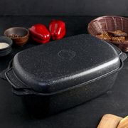 Гусятница 5,5л АП (темный мрамор) гмт55а