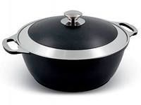 Жаровня 3л а/п  (3шт) - ж30а литой алюминий и тефлон