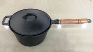 Ковш чугунный с крышкой, 1,5л. , арт. XG522N 