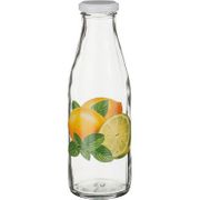 БУТЫЛКА С КРЫШКОЙ "ЛИМОНЫ" 250 MЛ.БЕЗ УПАКОВКИ (КОР=24ШТ.) 484485