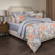 Кпб 2-х сп пастораль хлопок 100%, серый, под 175*215 -1шт., пр 240*240 -1шт., нав 50*70-2шт