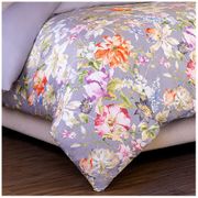 Пододеяльник 2-х сп пастораль 180х215  см хлопок 100%, серый, сатин